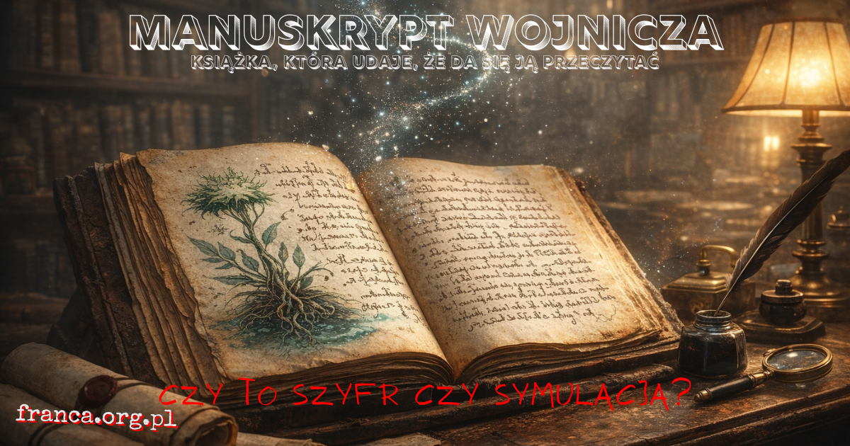 Manuskrypt Wojnicza: książka, która udaje, że da się ją przeczytać